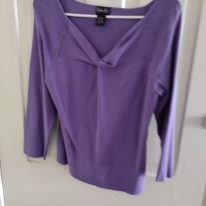 Rafaella Purple light sweater size L good condition